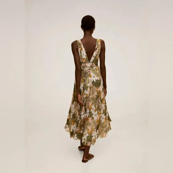 MANGO Floral Print Dress - Picture 2 of 16